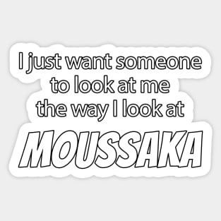 Moussaka Sticker